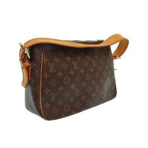 Louis Vuitton Bag Leather Shoulder Semi Cite Brown Monogram Viva